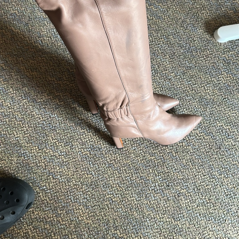 Santoni boots over the knee with stains shoe 👞 check pictures before purchasing - Picture 12 of 13